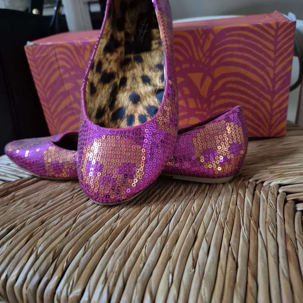 Iron Fist Fuchsia Sequin Flats - Picture 5 of 8